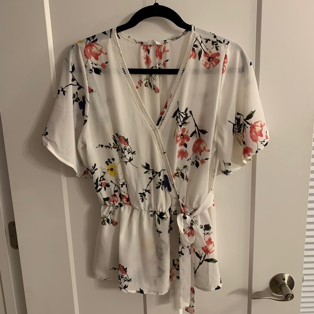Faux Wrap Shirt